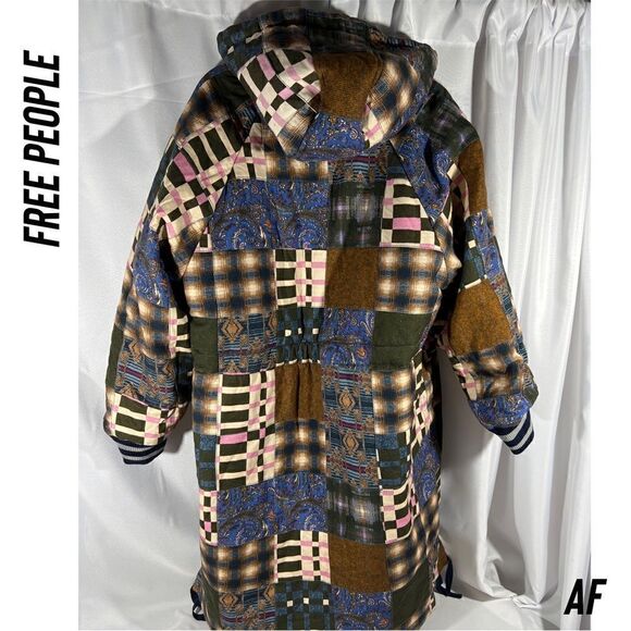 FREE PEOPLE SIENNA REVERSIBLE PARKA JACKET RARE NEW - Picture 10 of 12